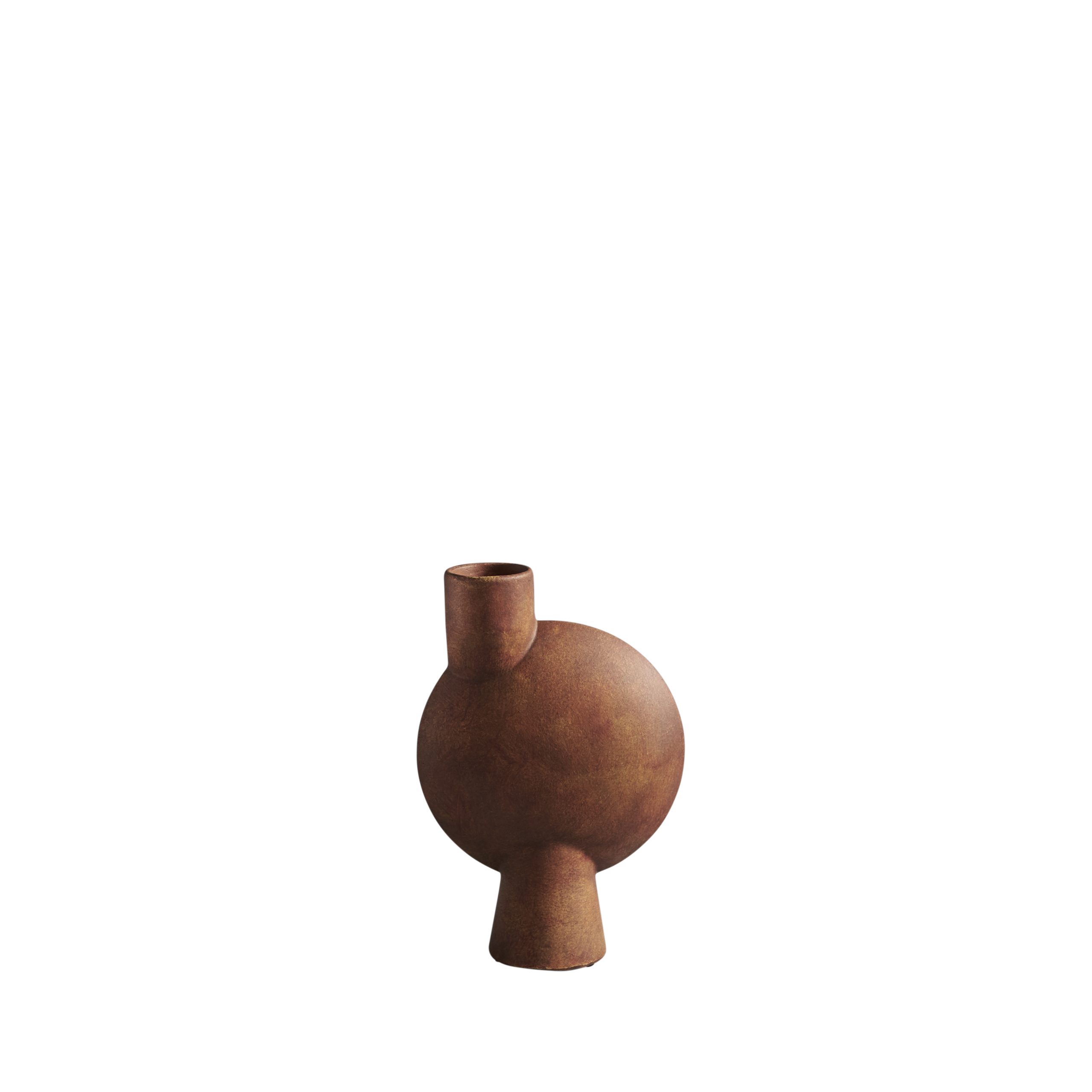 Sphere Vase Bubl, Medio -- Terracotta
