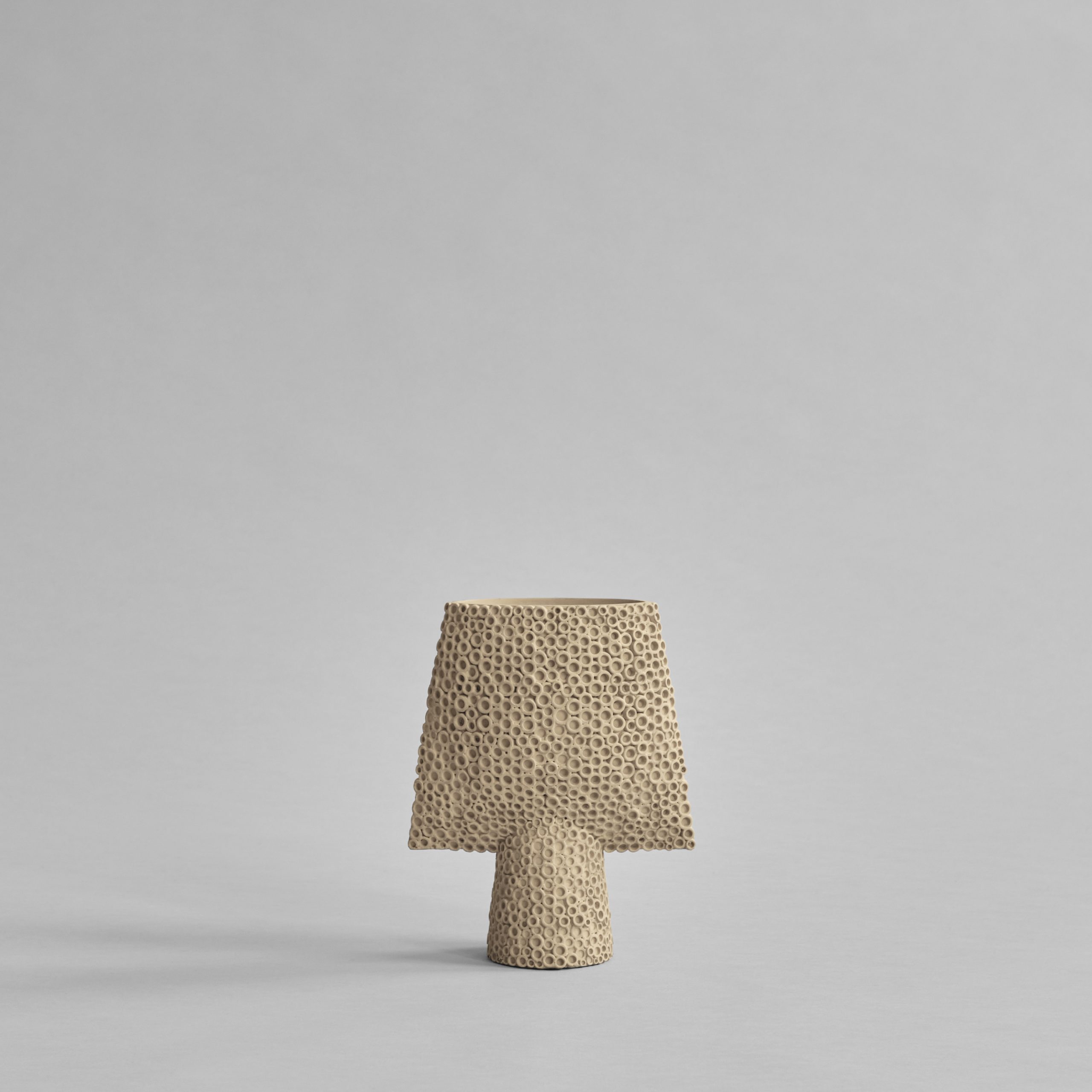 Sphere Vase Square Shisen, Mini -- Sand - Image 2