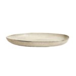 Oval tray Mame L -- Oyster