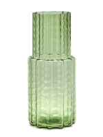 Vase 05 Green Transparent Waves