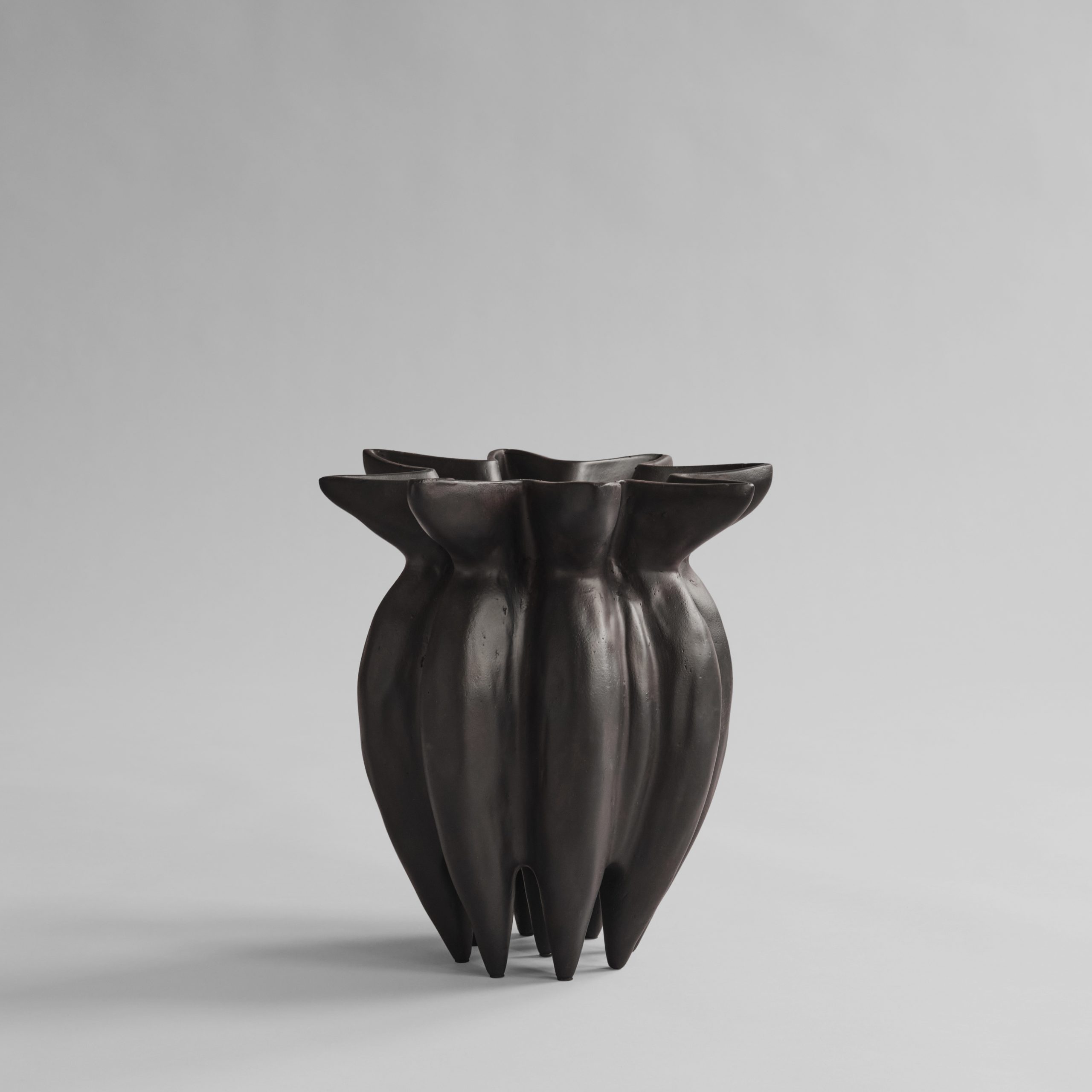 Lotus Vase, Mini -- Coffee - Image 2