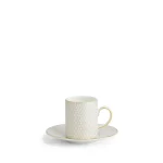 GIO GOLD COFFEE CUP AND SAUCER
