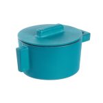 SAMBONET TERRA.COTTO CAST IRON SAUCEPAN - ANISE